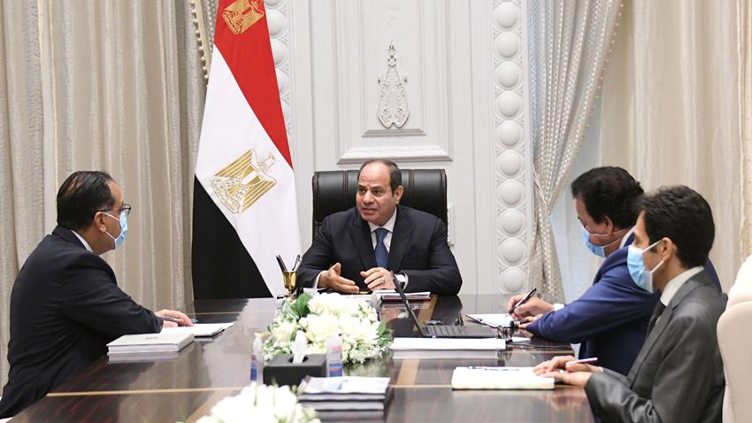 الرئيس عبد الفتاح السيسي يتابع الموقف التنفيذي لعدد من المبادرات الرئاسية