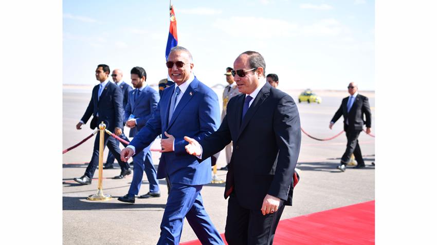 الرئيس عبد الفتاح السيسي بحضور رئيس الإمارات يستقبل كلًا من ملكي الأردن والبحرين ورئيس وزراء العراق