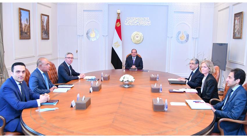 الرئيس عبد الفتاح السيسي يستقبل الرئيس التنفيذي لشركة "سكاتك" النرويجية لتوليد الطاقة الجديدة 10-9-2022