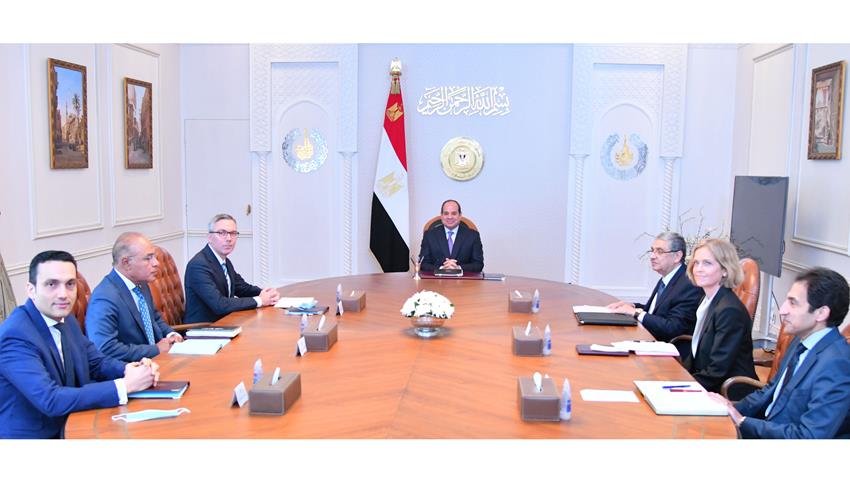 الرئيس عبد الفتاح السيسي يستقبل الرئيس التنفيذي لشركة "سكاتك" النرويجية لتوليد الطاقة الجديدة 10-9-2022