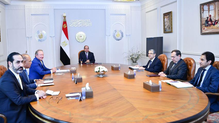الرئيس عبد الفتاح السيسي يستقبل رئيس شركة FFI الأسترالية للطاقة 10/09/2022
