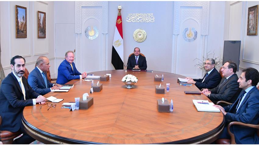 الرئيس عبد الفتاح السيسي يستقبل رئيس شركة FFI الأسترالية للطاقة 10/09/2022