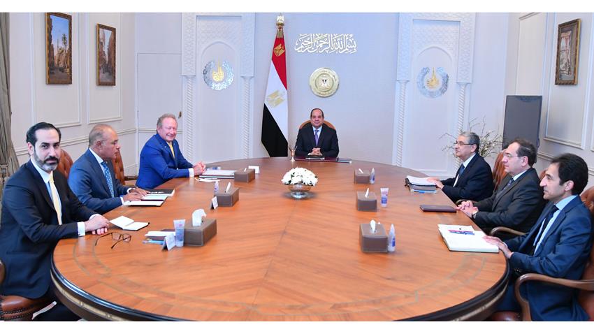 الرئيس عبد الفتاح السيسي يستقبل رئيس شركة FFI الأسترالية للطاقة 10/09/2022