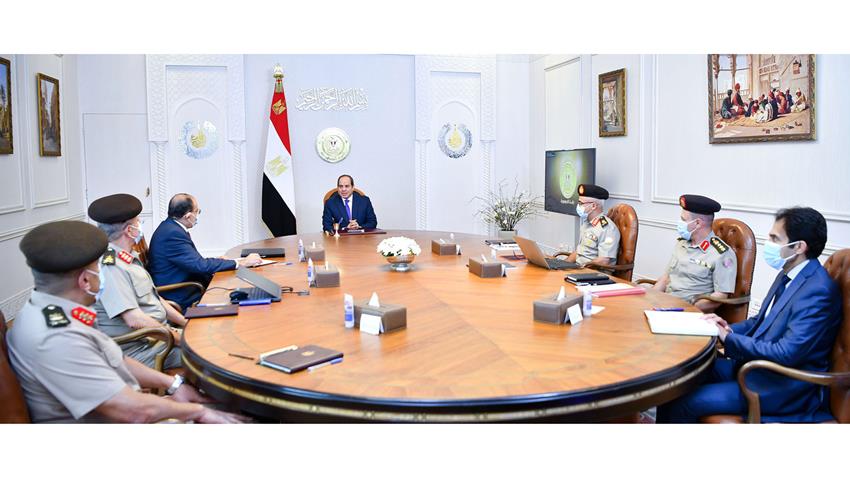 الرئيس عبد الفتاح السيسي يتابع الموقف الإنشائي لمشروعات الهيئة الهندسية على مستوى الجمهورية