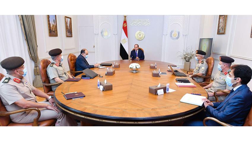 الرئيس عبد الفتاح السيسي يتابع الموقف الإنشائي لمشروعات الهيئة الهندسية على مستوى الجمهورية