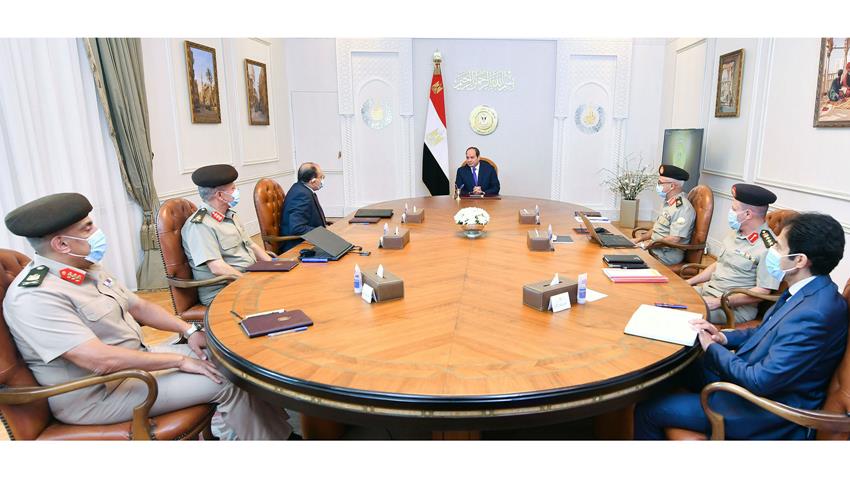الرئيس عبد الفتاح السيسي يتابع الموقف الإنشائي لمشروعات الهيئة الهندسية على مستوى الجمهورية