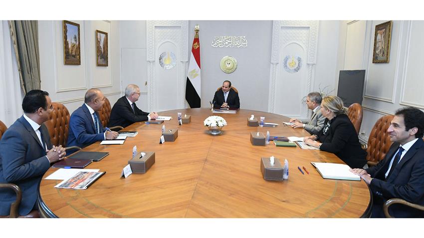 الرئيس عبد الفتاح السيسي يستقبل رئيس مجموعة ميرسك العالمية للنقل البحري 19-09-2022