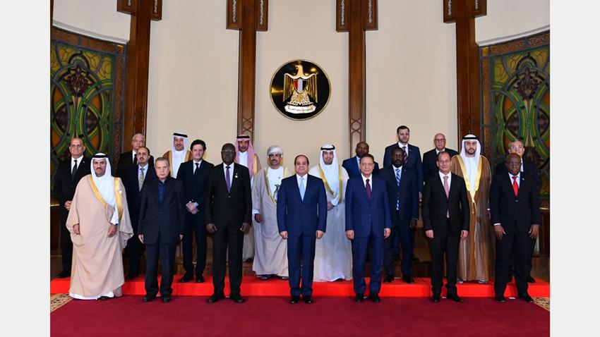 الرئيس عبد الفتاح السيسي يستقبل وزراء الإعلام العرب 21-9-2022