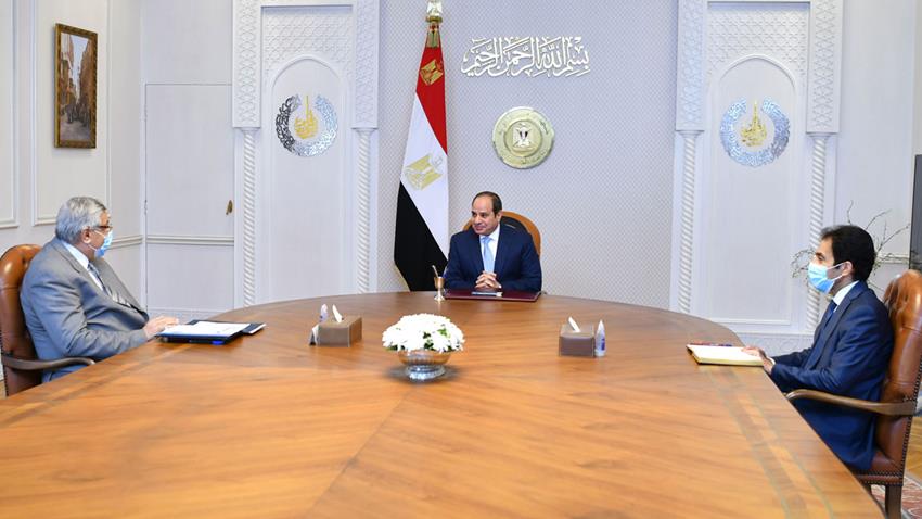 الرئيس عبد الفتاح السيسي يجتمع بمستشار رئيس الجمهورية لشئون الصحة والوقاية 21-9-2022