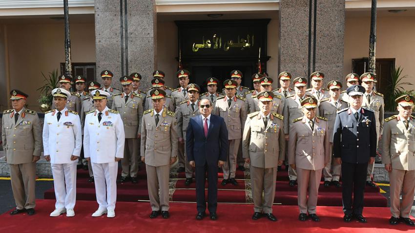 الرئيس عبد الفتاح السيسي يرأس اجتماع المجلس الأعلى للقوات المسلحة