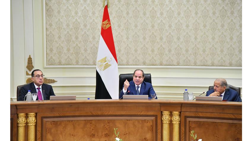 President El-Sisi Meets Qatari Businessmen Association Representatives