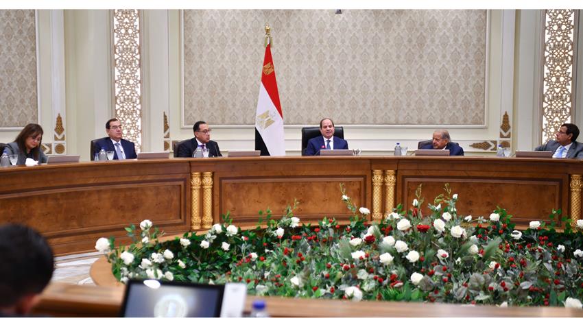 President El-Sisi Meets Qatari Businessmen Association Representatives