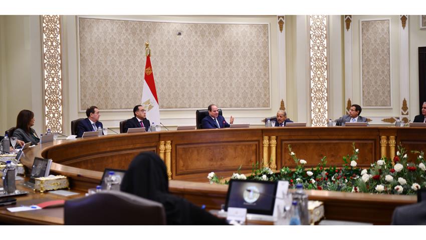 President El-Sisi Meets Qatari Businessmen Association Representatives