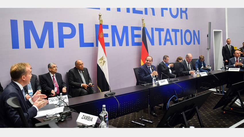 كلمة الرئيس عبد الفتاح السيسي في المائدة المستديرة "الاستثمار في مستقبل الطاقة: الهيدروجين الأخضر" 08/11/2022