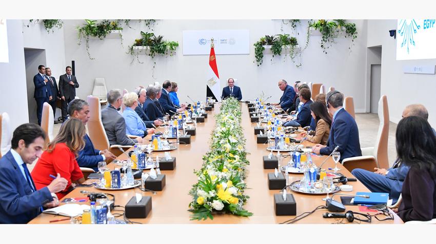 الرئيس عبد الفتاح السيسي يستقبل رئيسة مجلس النواب الأمريكي بشرم الشيخ 10-11-2022
