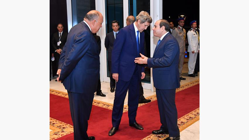 الرئيس عبد الفتاح السيسي يستقبل الرئيس الأمريكي بشرم الشيخ 11-11-2022