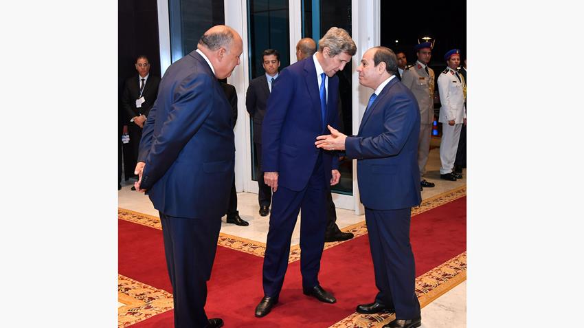 الرئيس عبد الفتاح السيسي يستقبل الرئيس الأمريكي بشرم الشيخ 11-11-2022