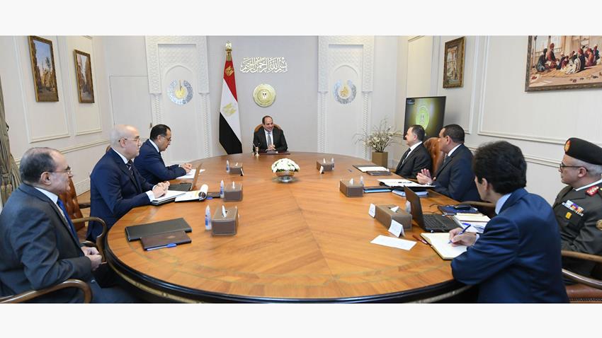 الرئيس عبد الفتاح السيسي يتابع تطوير وتنمية جزيرة الوراق