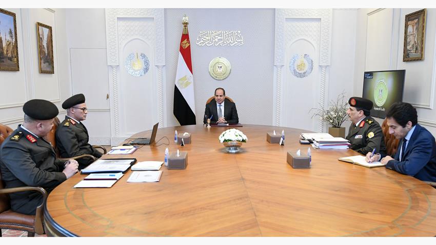 الرئيس عبد الفتاح السيسي يتابع جهود توفير المعدات والمركبات الخاصة بالمشروعات القومية التنموية