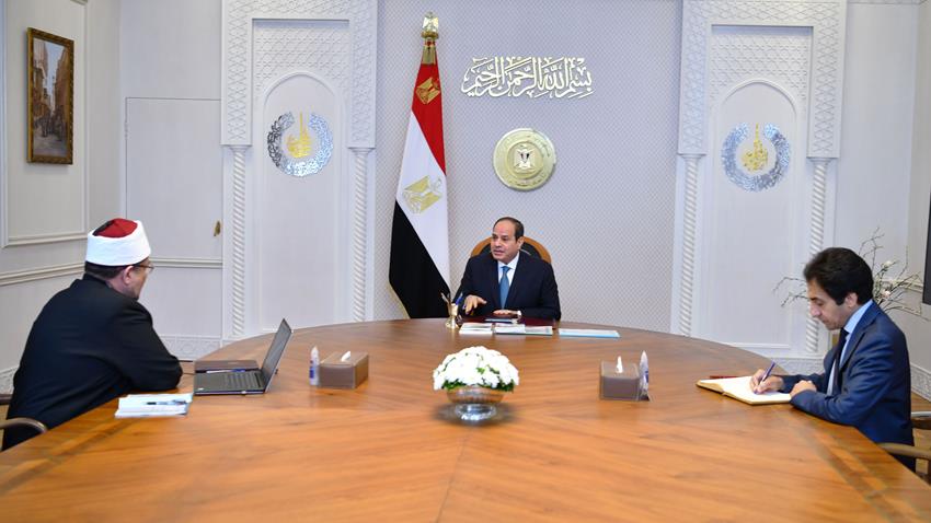 الرئيس عبد الفتاح السيسي يتابع جهود وزارة الأوقاف لتعزيز العمل الدعوي المجتمعي وتدريب الأئمة 23-11-2022
