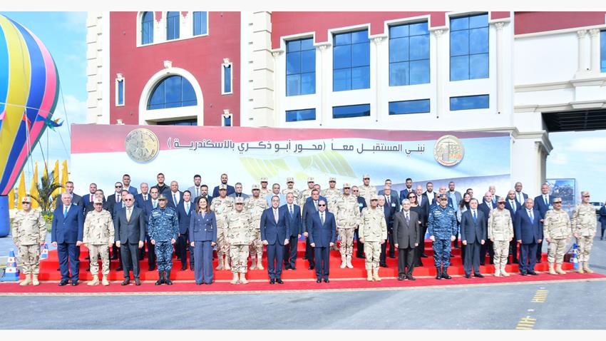 الرئيس عبد الفتاح السيسي يفتتح محور التعمير بالإسكندرية "محور أبو ذكري" 5-12-2022