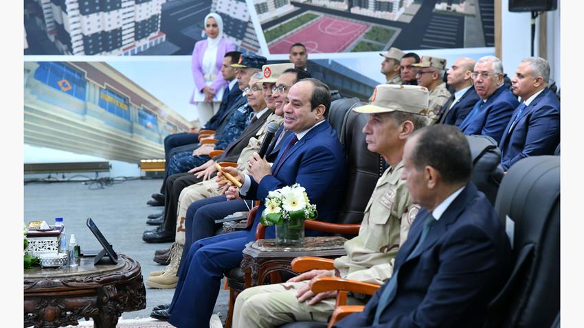 الرئيس عبد الفتاح السيسي يفتتح محور التعمير بالإسكندرية "محور أبو ذكري" 5-12-2022