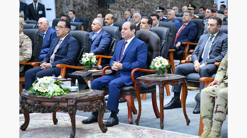 الرئيس عبد الفتاح السيسي يفتتح محور التعمير بالإسكندرية "محور أبو ذكري" 5-12-2022
