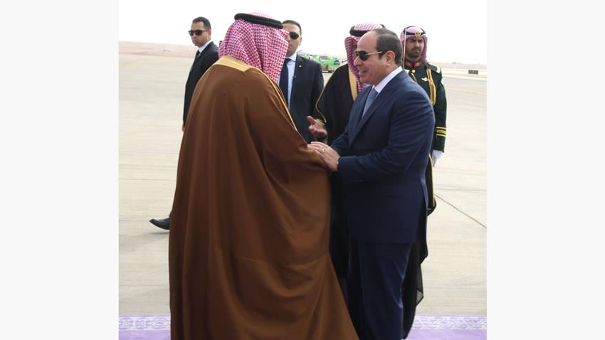 الرئيس عبد الفتاح السيسي يصل إلى العاصمة السعودية الرياض للمشاركة في القمة العربية الصينية  8/12/2022