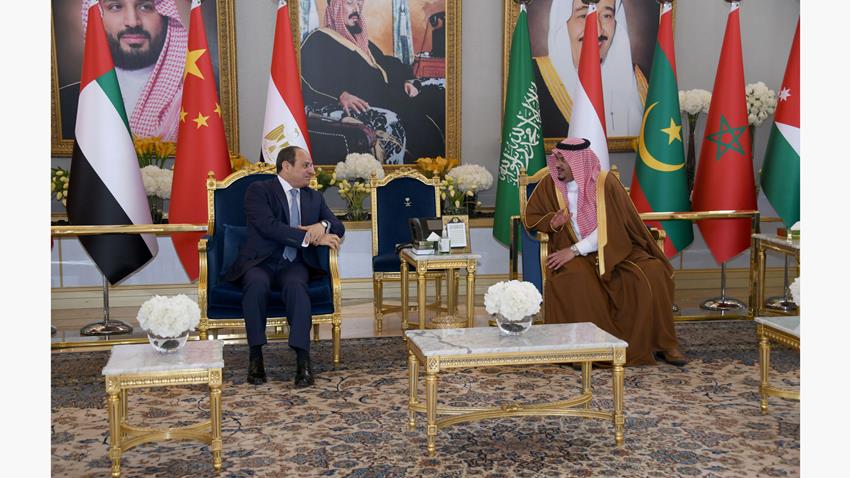 الرئيس عبد الفتاح السيسي يصل إلى العاصمة السعودية الرياض للمشاركة في القمة العربية الصينية  8/12/2022