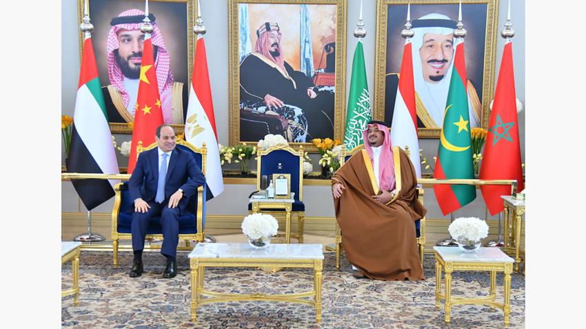 الرئيس عبد الفتاح السيسي يصل إلى العاصمة السعودية الرياض للمشاركة في القمة العربية الصينية  8/12/2022