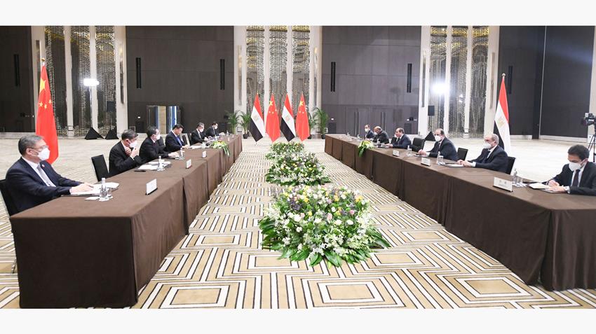 الرئيس عبد الفتاح السيسي يلتقي رئيس جمهورية الصين الشعبية 8-12-2022