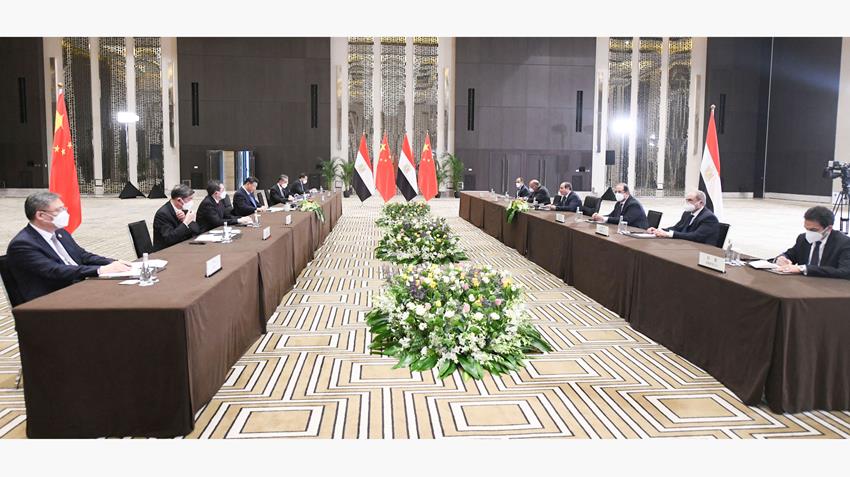 الرئيس عبد الفتاح السيسي يلتقي رئيس جمهورية الصين الشعبية 8-12-2022