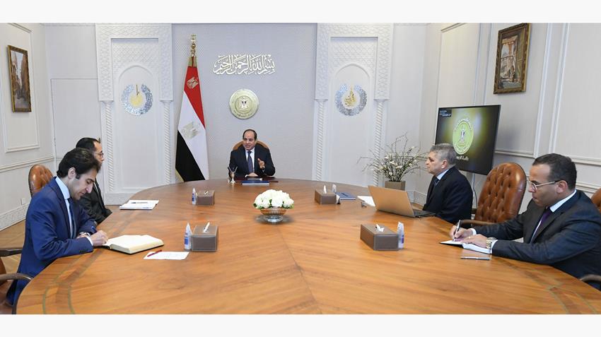 الرئيس عبد الفتاح السيسي يتابع نشاط هيئة قناة السويس 02-01-2023