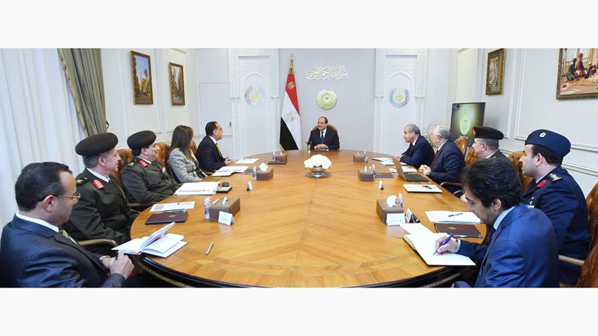 الرئيس عبد الفتاح السيسي يتابع منظومة الأمن الغذائي وموقف المخزون الاستراتيجي للسلع الغذائية