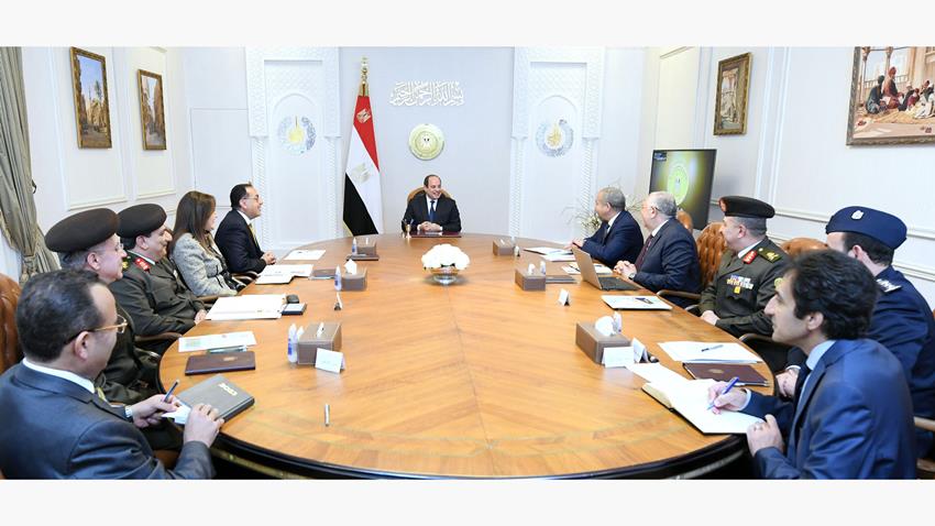 الرئيس عبد الفتاح السيسي يتابع منظومة الأمن الغذائي وموقف المخزون الاستراتيجي للسلع الغذائية