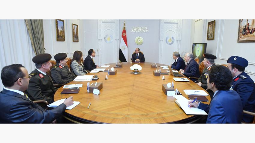 الرئيس عبد الفتاح السيسي يتابع منظومة الأمن الغذائي وموقف المخزون الاستراتيجي للسلع الغذائية