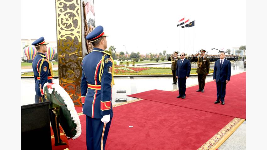 الرئيس عبد الفتاح السيسي يحضر الاحتفال بعيد الشرطة بمجمع المؤتمرات بأكاديمية الشرطة 23/1/2023