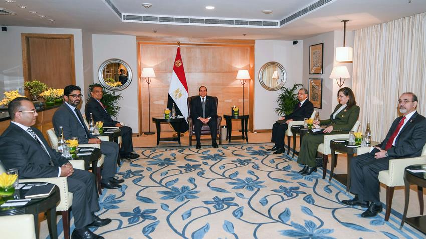 الرئيس عبد الفتاح السيسى يستقبل رئيس مجلس إدارة شركة "رينيو باور"