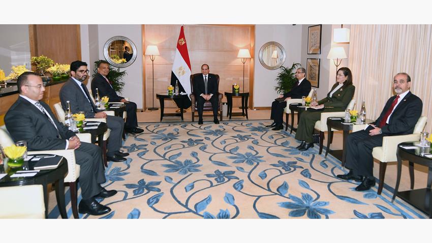 الرئيس عبد الفتاح السيسى يستقبل رئيس مجلس إدارة شركة "رينيو باور"