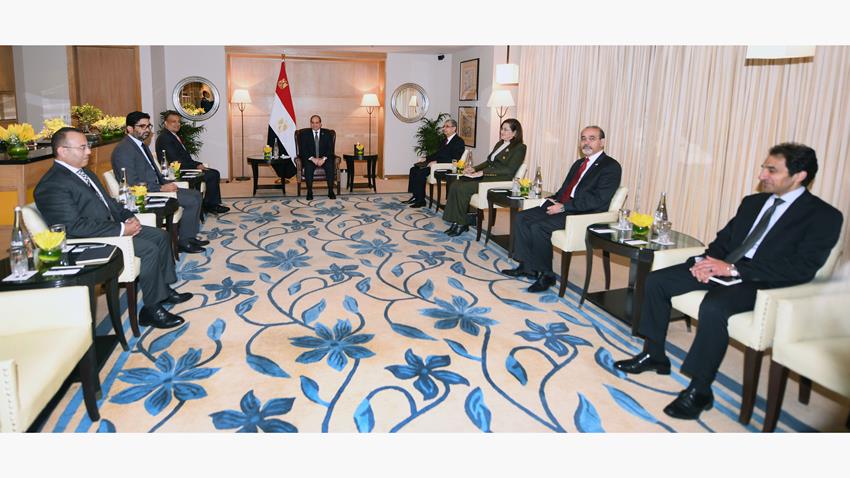 الرئيس عبد الفتاح السيسى يستقبل رئيس مجلس إدارة شركة "رينيو باور"