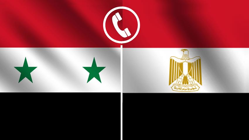 President El-Sisi Speaks with Syrian President