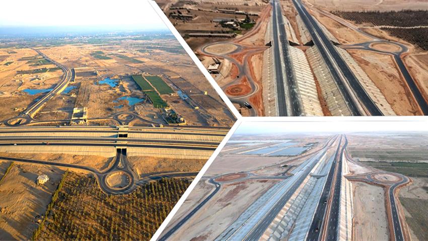 افتتاح المرحلة الثانية من تطوير طريق الصعيد الصحراوي الغربي