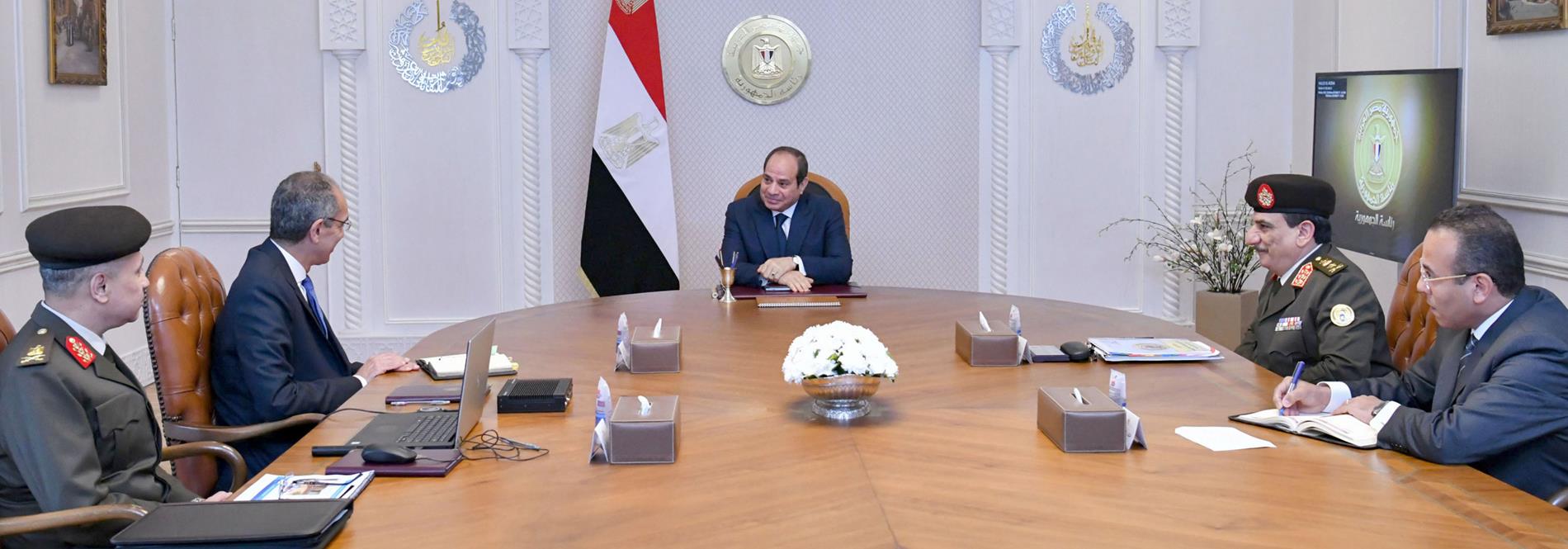 الرئيس عبد الفتاح السيسي يتابع جهود تطوير البنية التكنولوجية والمعلوماتية على مستوى الجمهورية
