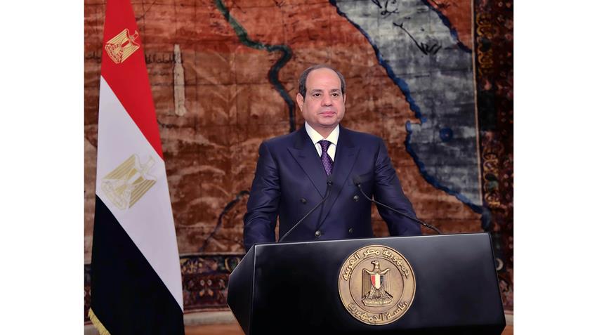 Discours du Président Al-Sissi à l'occasion du 41e anniversaire de la libération de Sinaï