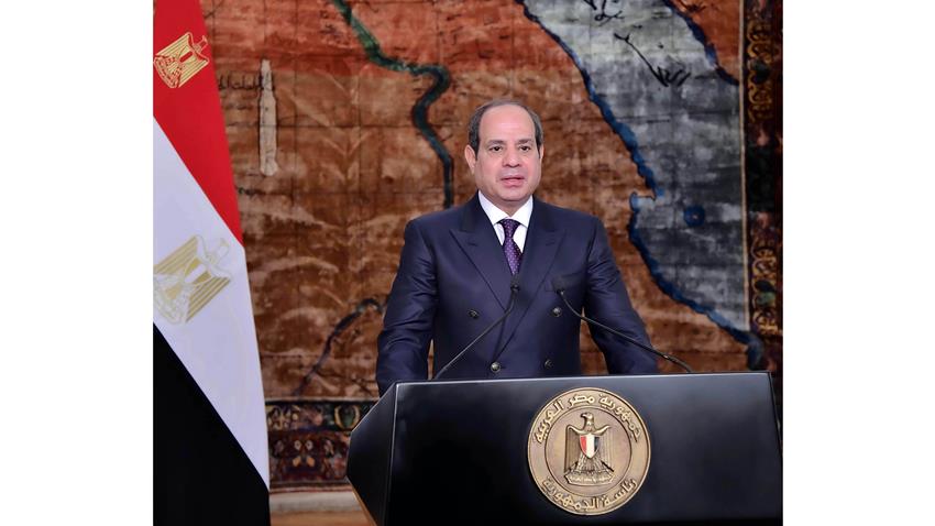 Discours du Président Al-Sissi à l'occasion du 41e anniversaire de la libération de Sinaï