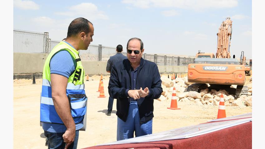 الرئيس عبد الفتاح السيسي يقوم بجولة تفقدية موسعة بالقاهرة