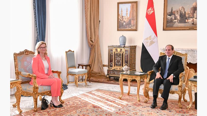 الرئيس عبد الفتاح السيسي يستقبل الأمين العام للاتحاد الدولي للاتصالات