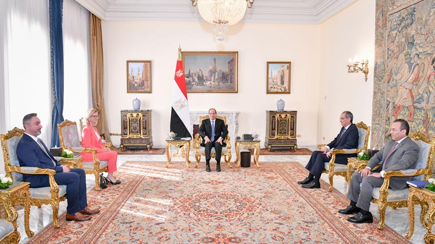 الرئيس عبد الفتاح السيسي يستقبل الأمين العام للاتحاد الدولي للاتصالات