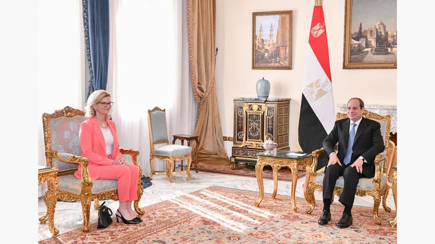 الرئيس عبد الفتاح السيسي يستقبل الأمين العام للاتحاد الدولي للاتصالات