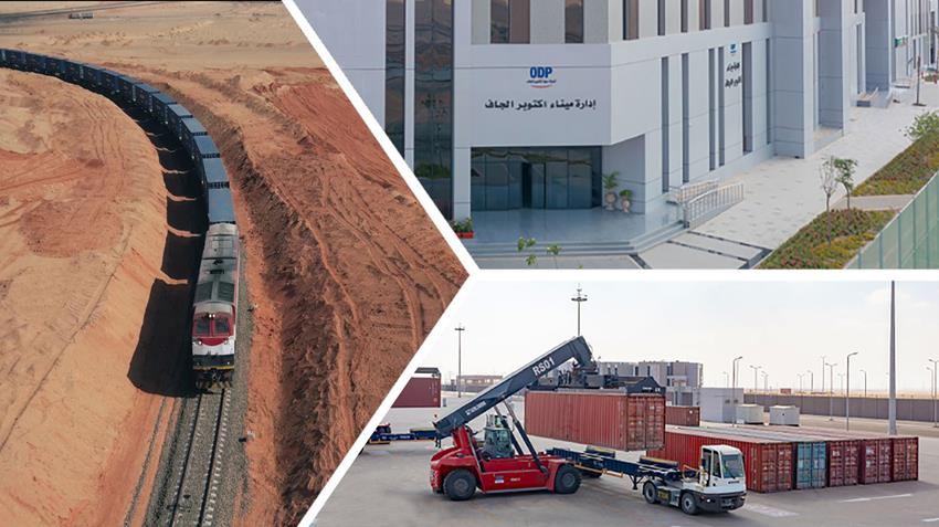 افتتاح ميناء أكتوبر الجاف